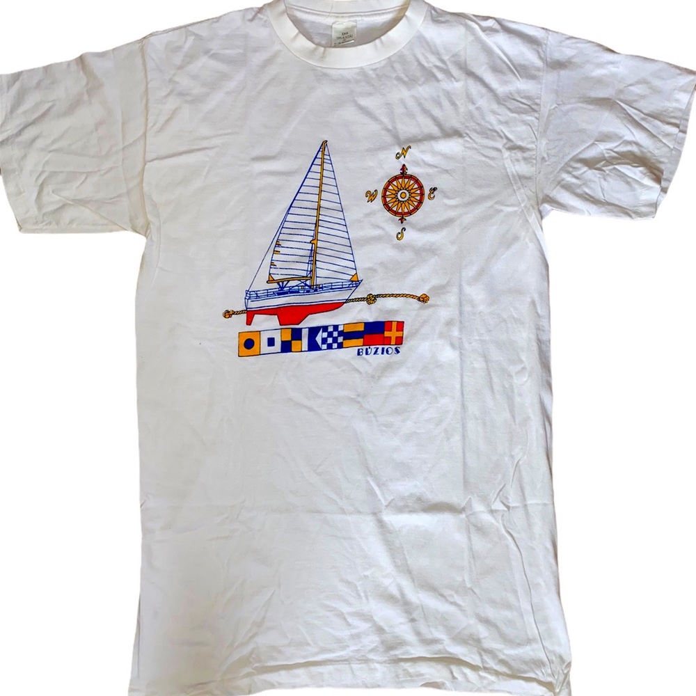 Vintage Single Stitch T-shirt Buzios Size XXL